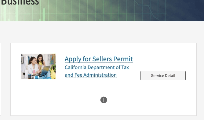 sales tax registration step 2